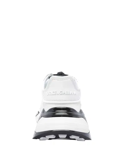 Dolce & Gabbana Sneaker Day Faster Black And White In White