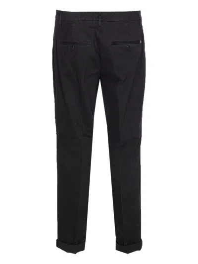Dondup Pants With Zip In Black