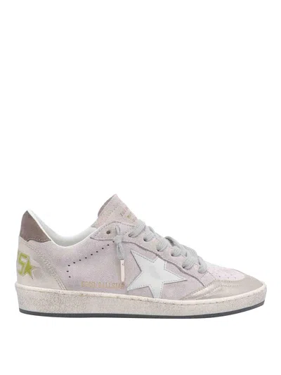 Golden Goose Ballstar Suede Upper Toe Tongue Heel And Spur Leather Star Sneakers Multicolor In Multi