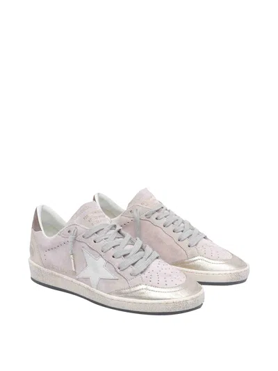 Golden Goose Ballstar Suede Upper Toe Tongue Heel And Spur Leather Star Sneakers Multicolor In Multi