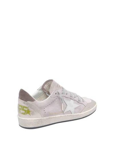 Golden Goose Ballstar Suede Upper Toe Tongue Heel And Spur Leather Star Sneakers Multicolor In Multi