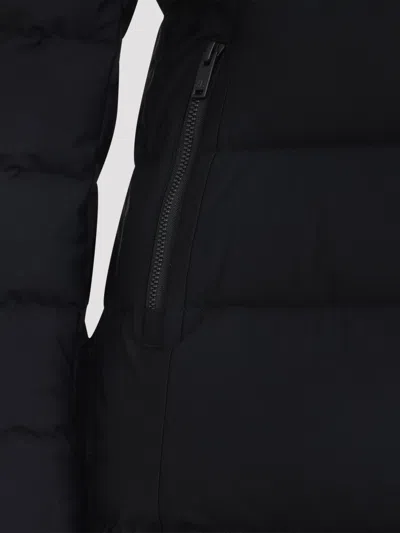 Moose Knuckles Watershed 3 Water Resistant 800 Fill Power Down Puffer Coat With Genuine Shearling Tr In Black