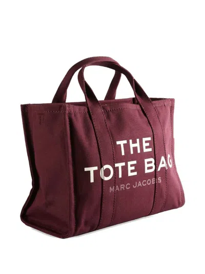 Marc Jacobs The Medium Tote Shopper Bag In Burgundy