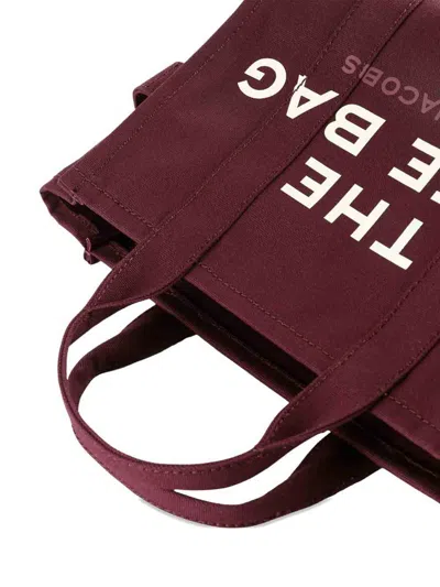 Marc Jacobs The Medium Tote Shopper Bag In Burgundy