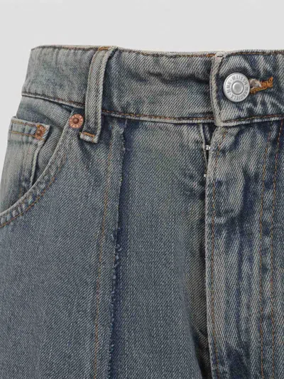 Mm6 Maison Margiela Jeans Boot-cut - Gris Claro In Blue