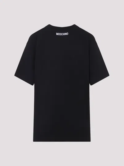 Moschino Smiley Printed Regular Fit T-shirt In Black