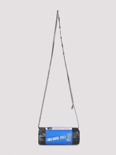 Moschino Roll Of Trash Bag In Black