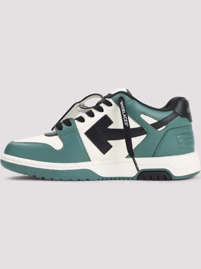 Off-white Out Of Office Sneakers In Green