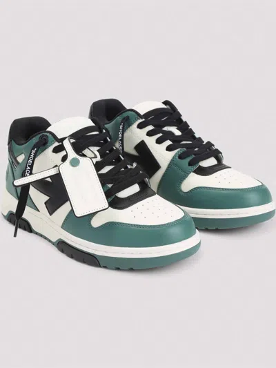 Off-white Out Of Office Sneakers In Green