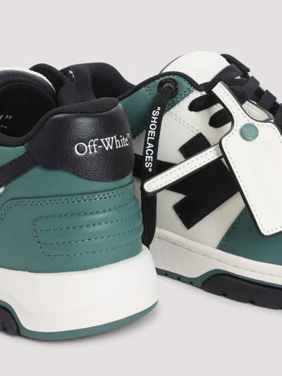 Off-white Out Of Office Sneakers In Green
