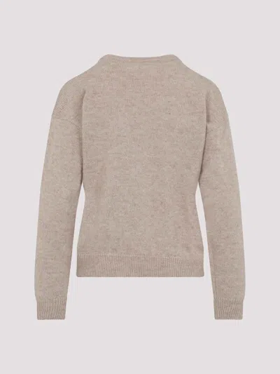 Peserico Cashmere Lurex-embellished Sweater With Diamond Pattern In Multi