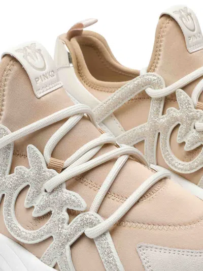 Pinko Glittery Sneakers In Multi