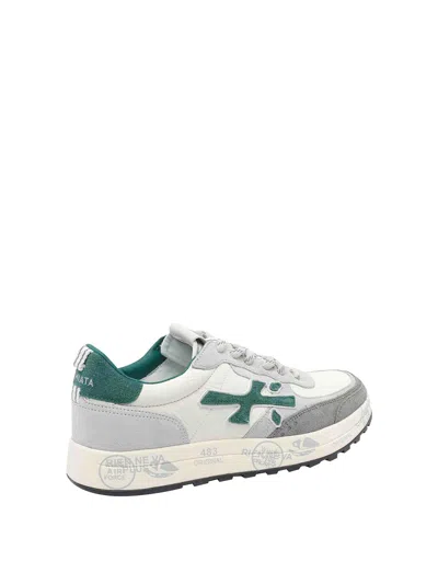 Premiata Sneakers Bianco In Gray