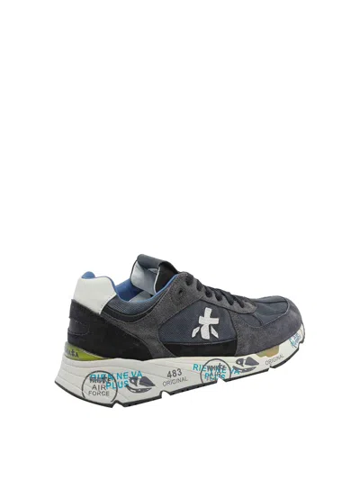 Premiata Mase 7819 Panelled Sneakers In Blue