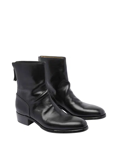 Premiata Box Booties In Black