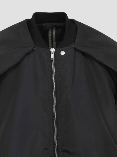 Rick Owens Drkshdw Convertible Jumbo Jacket In Black