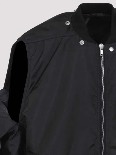 Rick Owens Drkshdw Convertible Jumbo Jacket In Black