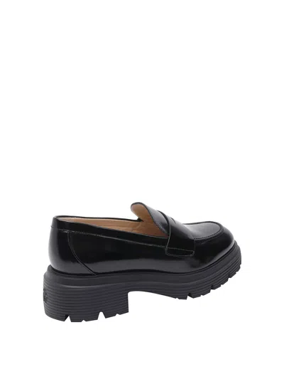 Stuart Weitzman Hudson Lite Loafers In Black