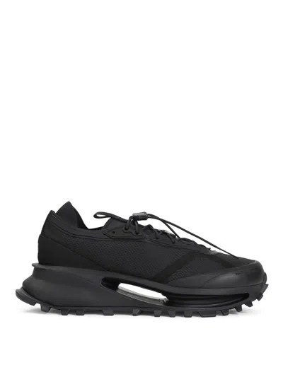 Y-3 Black Sneakers With Sole And Lacing System In Black