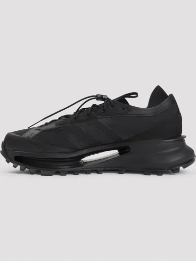 Y-3 Black Sneakers With Sole And Lacing System In Black