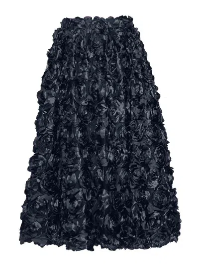 Rotate Birger Christensen Rotate Maxi Sun Skirt In Blue