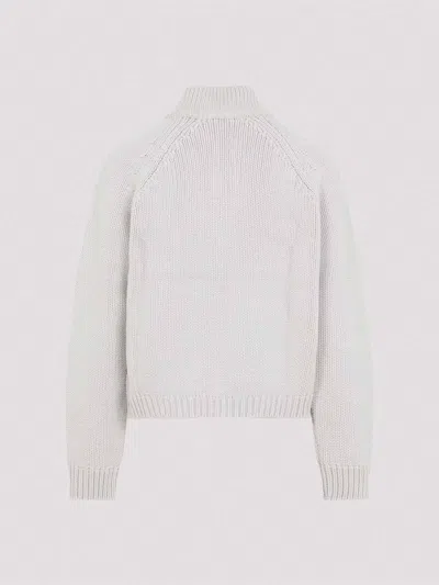 Our Legacy Modern Knit Cardigan Featuring Front Pockets In Neutral