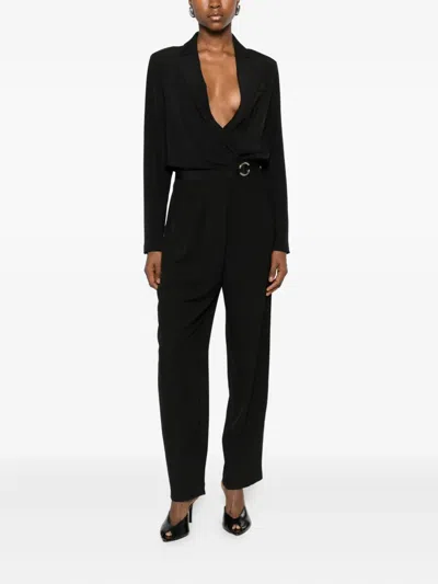 Babylone Paris V-neck Bodysuit In Black