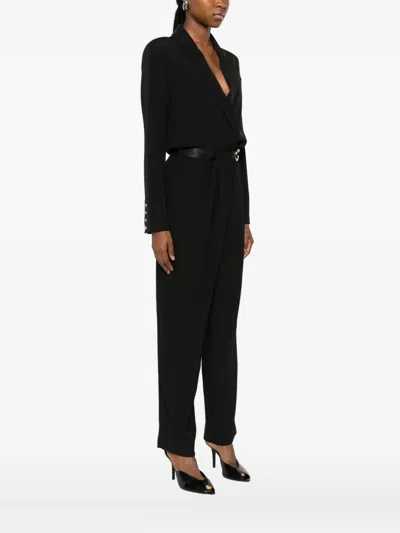 Babylone Paris V-neck Bodysuit In Black