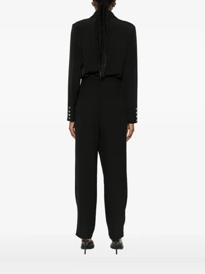 Babylone Paris V-neck Bodysuit In Black