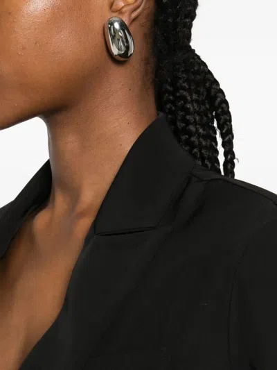 Babylone Paris V-neck Bodysuit In Black