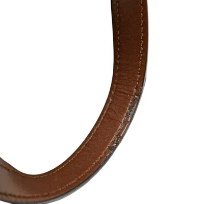 Pre-owned Gucci Beige Brown Pvc Leather Handbag Shoulder Bag ()