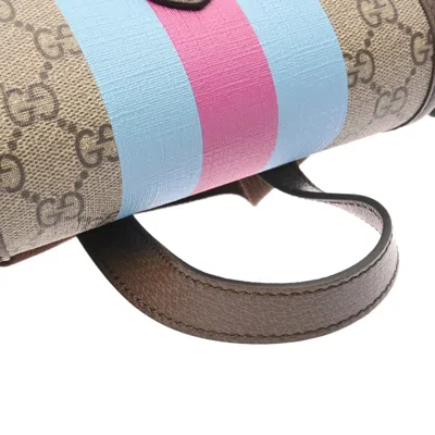 Pre-owned Gucci Beige Gg Supreme Backpack ()