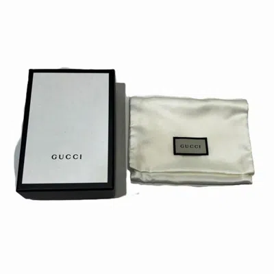 Pre-owned Gucci Black Leather Coin Purse/coin Case ()