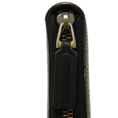 Pre-owned Gucci Black Leather Long Wallet (bi-fold) ()