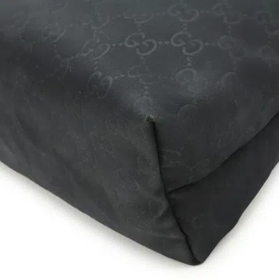 Pre-owned Gucci Black Nylon Leather Shoulder Bag ()