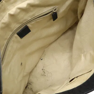 Pre-owned Gucci Black Nylon Leather Shoulder Bag ()