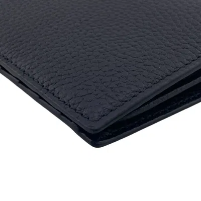Pre-owned Gucci Black Leather Long Wallet (bi-fold) ()