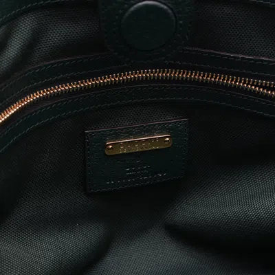 Pre-owned Gucci Green Multi-color Gg Canvas Tote Bag ()