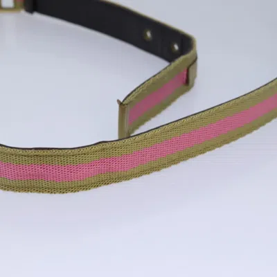 Pre-owned Gucci Multicolour Canvas Belt  ()