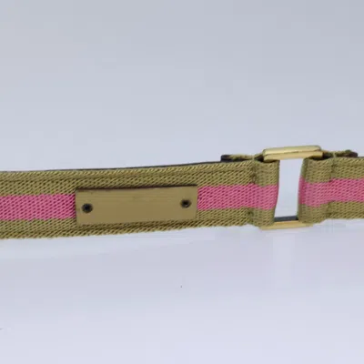 Pre-owned Gucci Multicolour Canvas Belt  ()