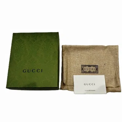Pre-owned Gucci Orange Leather Wallet (bi-fold) ()