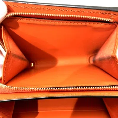 Pre-owned Gucci Orange Leather Wallet (bi-fold) ()