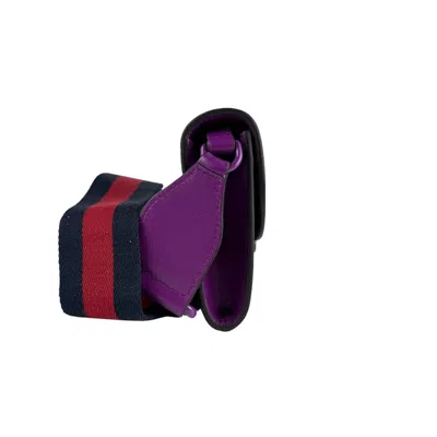 Pre-owned Gucci Purple Leather Shoulder Bag ()
