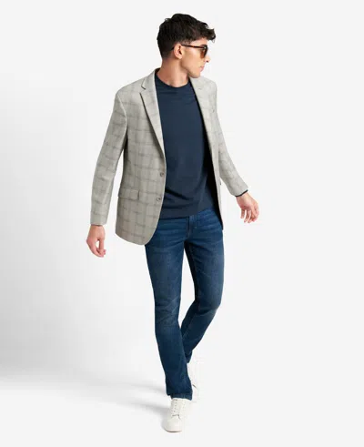 Kenneth Cole Stretch Slim-fit Nested Suit In Multi