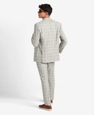Kenneth Cole Stretch Slim-fit Nested Suit In Multi