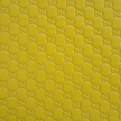 Gucci Unisex Yellow Ssima Leather Ipad / Tablet Case In Yellow