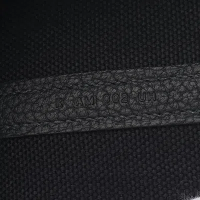 Pre-owned Hermes Black Canvas Negonda Leather Shoulder Bag Tote Bag ()