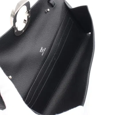 Pre-owned Hermes Black Epsom Leather Shoulder Bag ()