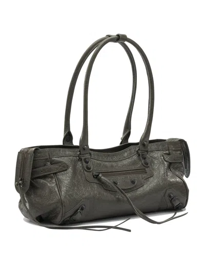 Balenciaga "le City East-west" Shoulder Bag In Black
