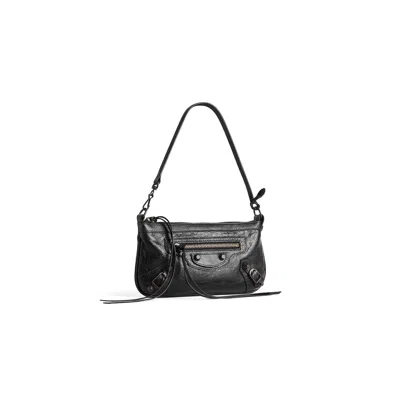 Balenciaga Black Le City Shoulder Pouch